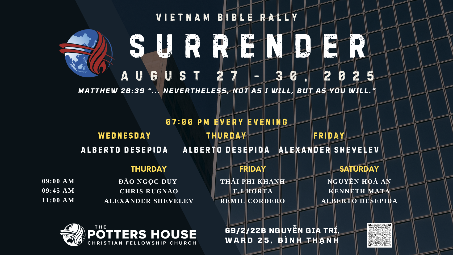 Vietnam Bible Rally Poster